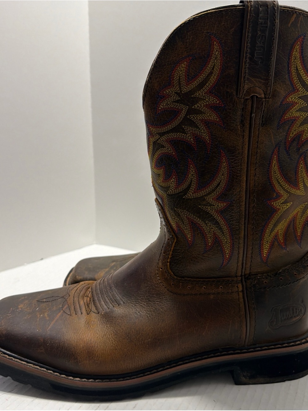 Mens Justin WK4689 “Stampede” Western Boots Size 11.5D - Picture 6 of 10